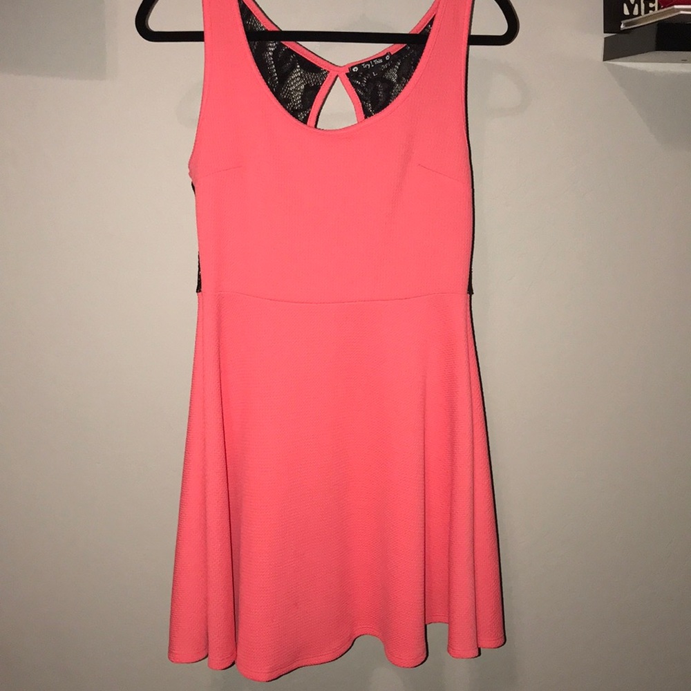 Peach Dress